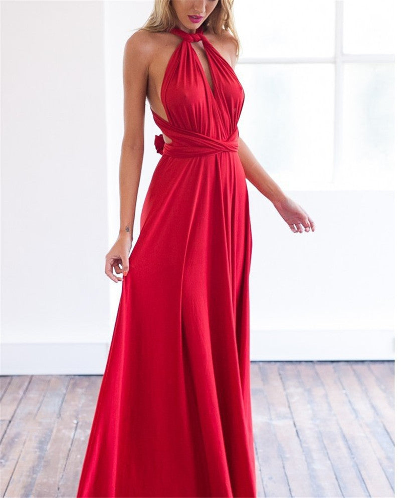 Robe Longue Femme Style Bohème – Ajustée, Élégante pour Soirée ou Club