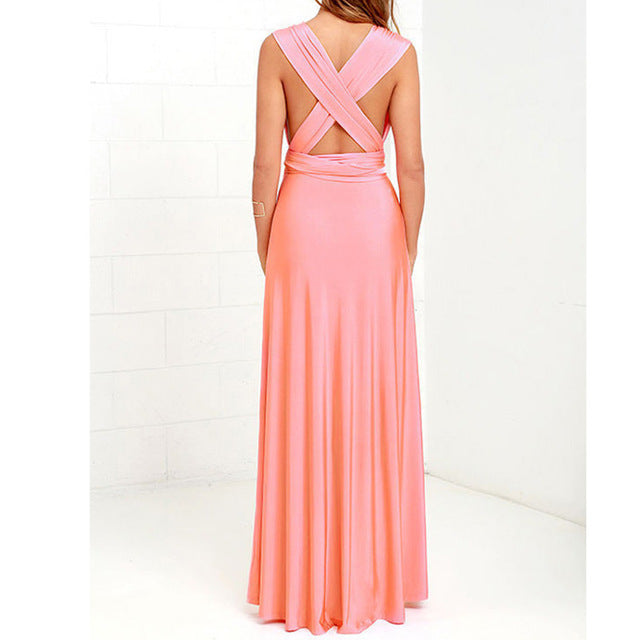 Robe Longue Femme Style Bohème – Ajustée, Élégante pour Soirée ou Club
