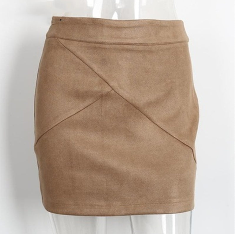 Liora – Jupe Crayon Femme en Cuir | Coupe Moulante et Élégance Courte