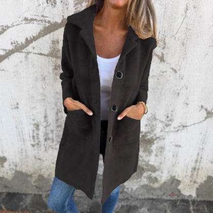 Manteau Urbain Mi-Long – Style Raffiné