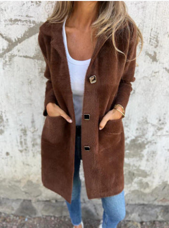 Manteau Urbain Mi-Long – Style Raffiné