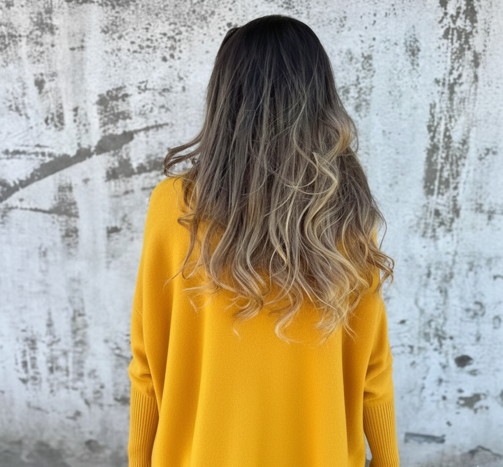 Chemise Tricotée Longue Élégance