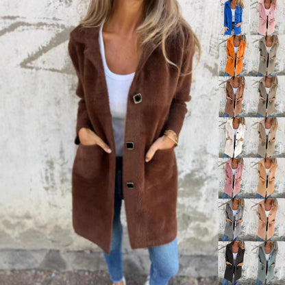 Manteau Urbain Mi-Long – Style Raffiné
