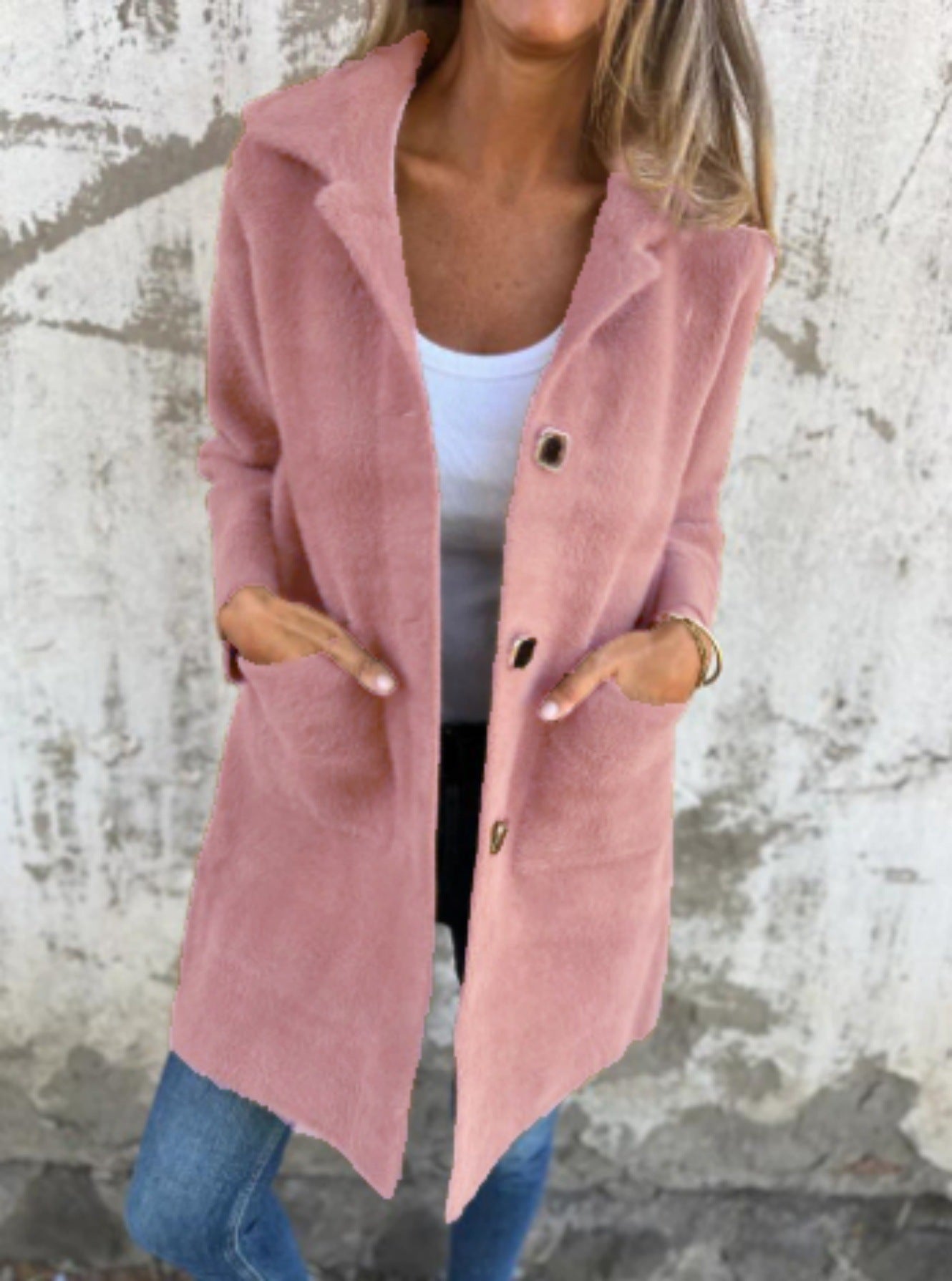 Manteau Urbain Mi-Long – Style Raffiné