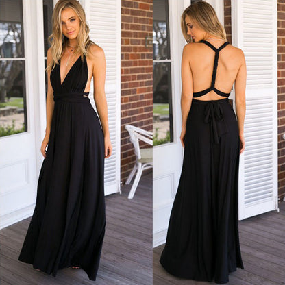 Robe Longue Femme Style Bohème – Ajustée, Élégante pour Soirée ou Club