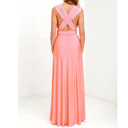 Robe Longue Femme Style Bohème – Ajustée, Élégante pour Soirée ou Club