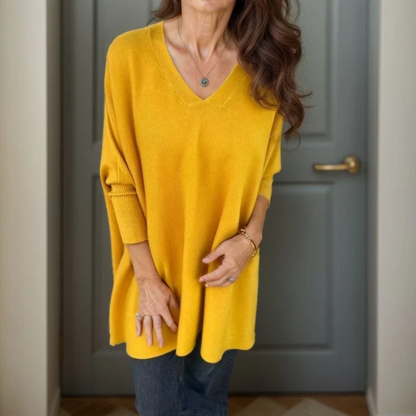 Chemise Tricotée Longue Élégance